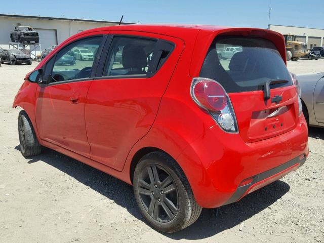 KL8CB6S96EC583436 - 2014 CHEVROLET SPARK LS RED photo 3