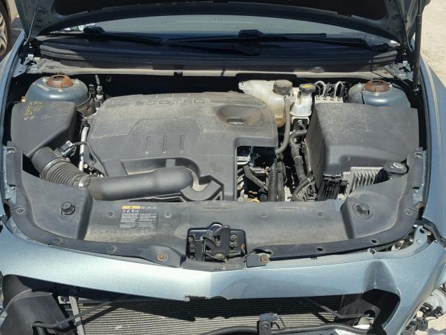 1G1ZG57B694161121 - 2009 CHEVROLET MALIBU LS TEAL photo 7