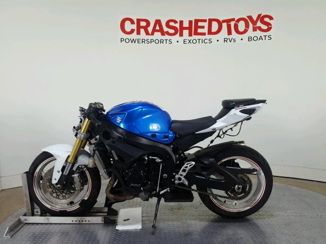 JS1GR7MA1C2101003 - 2012 SUZUKI GSX750 BLUE photo 5