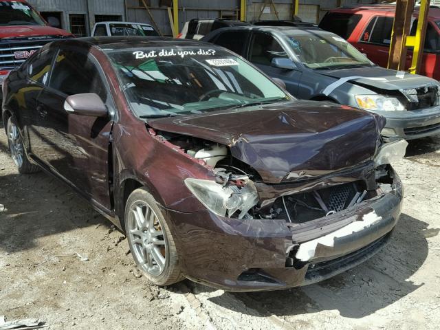 JTKDE167780272191 - 2008 TOYOTA SCION TC 勃艮第红 照片 1