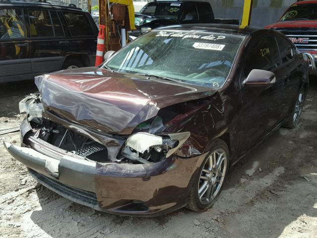 JTKDE167780272191 - 2008 TOYOTA SCION TC 勃艮第红 照片 2