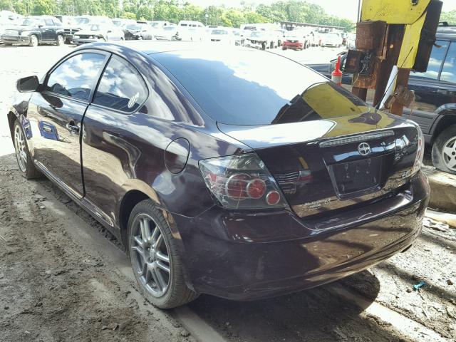 JTKDE167780272191 - 2008 TOYOTA SCION TC 勃艮第红 照片 3