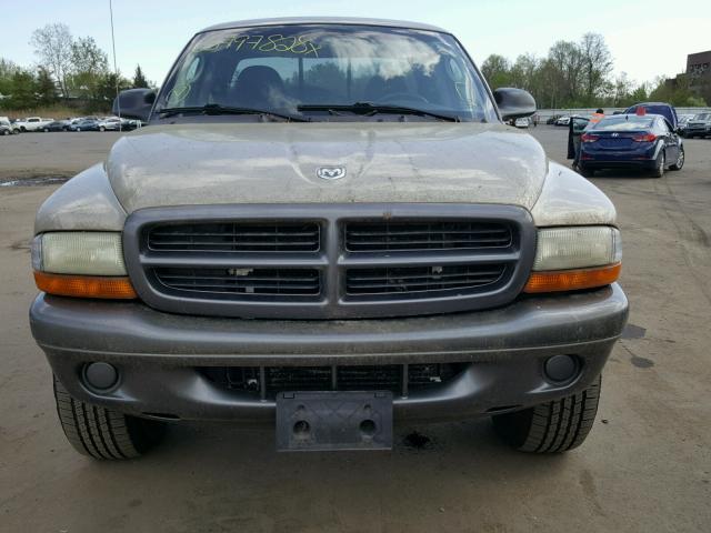 1B7GG12X72S713723 - 2002 DODGE DAKOTA BAS BEIGE photo 9