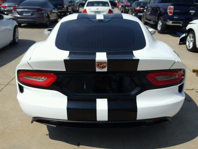 1C3ADEAZ9FV510351 - 2015 DODGE VIPER SRT WHITE photo 6