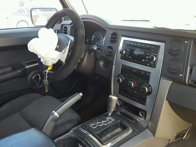 1J8HG48K89C509849 - 2009 JEEP COMMANDER SILVER photo 9