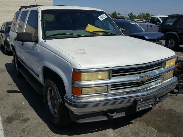 1GNEK13R6VJ417101 - 1997 CHEVROLET TAHOE K150 WHITE photo 1