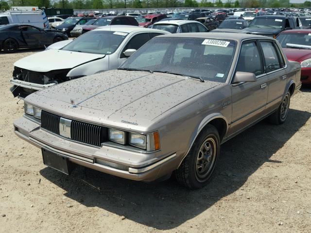 1G3AJ19E3ED511434 - 1984 OLDSMOBILE CUTLASS CI TAN photo 2