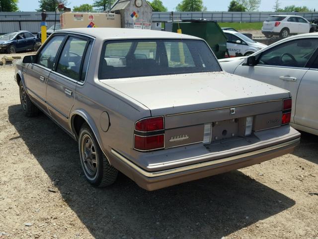 1G3AJ19E3ED511434 - 1984 OLDSMOBILE CUTLASS CI TAN photo 3