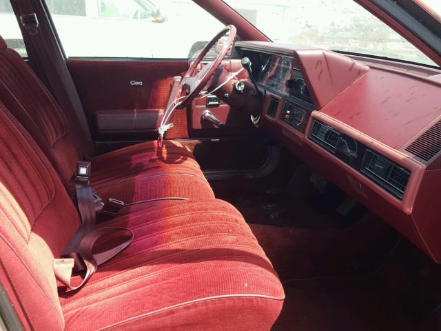 1G3AJ19E3ED511434 - 1984 OLDSMOBILE CUTLASS CI TAN photo 5