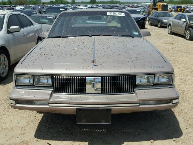 1G3AJ19E3ED511434 - 1984 OLDSMOBILE CUTLASS CI TAN photo 9
