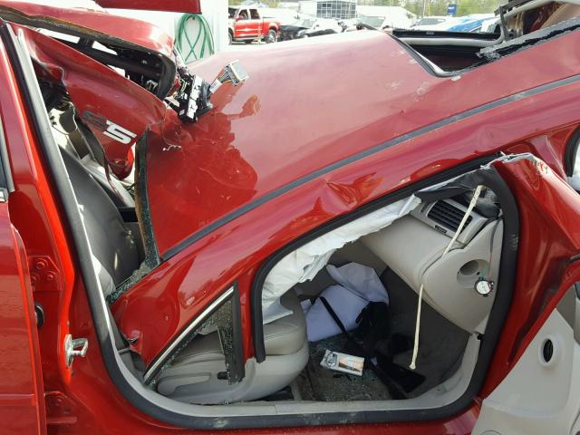 2G1WD58C179196808 - 2007 CHEVROLET IMPALA SUP RED photo 5