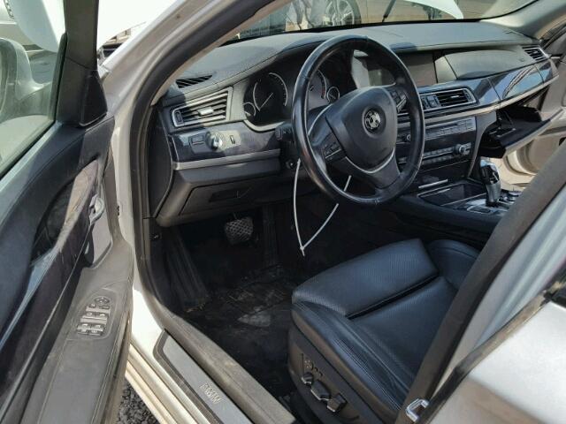 WBAKA83599CY33638 - 2009 BMW 750 I SILVER photo 9