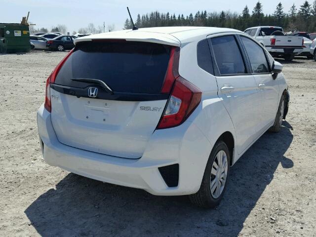 3HGGK5H59HM102431 - 2017 HONDA FIT LX WHITE photo 4