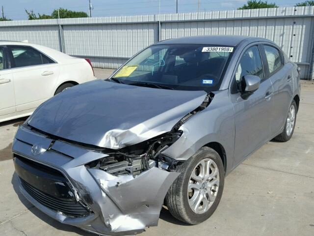 3MYDLBZV7GY141040 - 2016 TOYOTA SCION IA SILVER photo 2