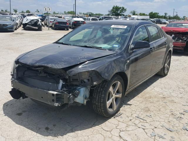 1G1ZJ57BX84296697 - 2008 CHEVROLET MALIBU 2LT BLACK photo 2