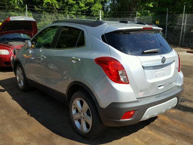 KL4CJASB2FB166980 - 2015 BUICK ENCORE SILVER photo 3