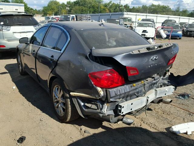 JNKBV61F07M820239 - 2007 INFINITI G35 AWD BLUE photo 3