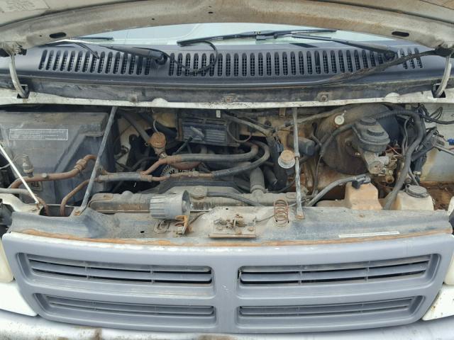 2B7HB21Y1RK565382 - 1994 DODGE RAM VAN B2 WHITE photo 7