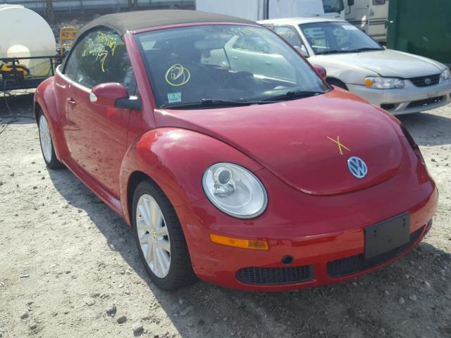 3VWRF31Y78M409873 - 2008 VOLKSWAGEN NEW BEETLE 红色 照片 1