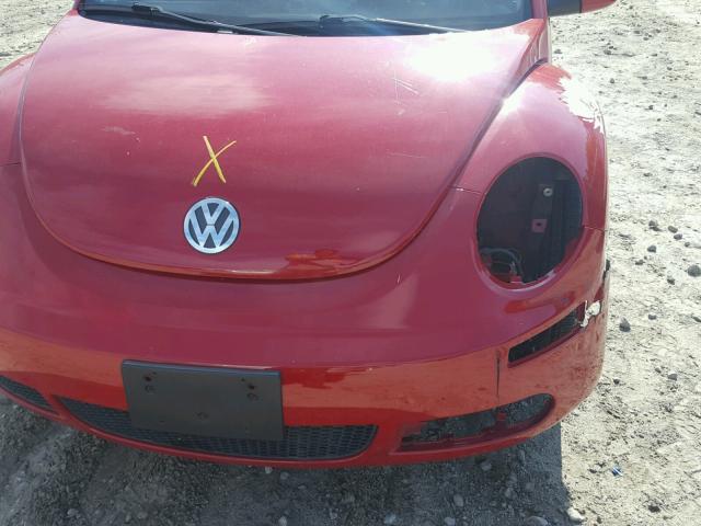 3VWRF31Y78M409873 - 2008 VOLKSWAGEN NEW BEETLE 红色 照片 9
