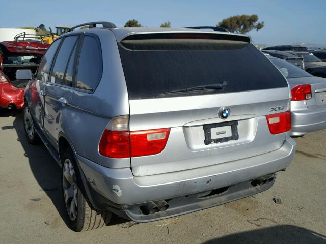 WBAFB33591LH11760 - 2001 BMW X5 4.4I SILVER photo 3