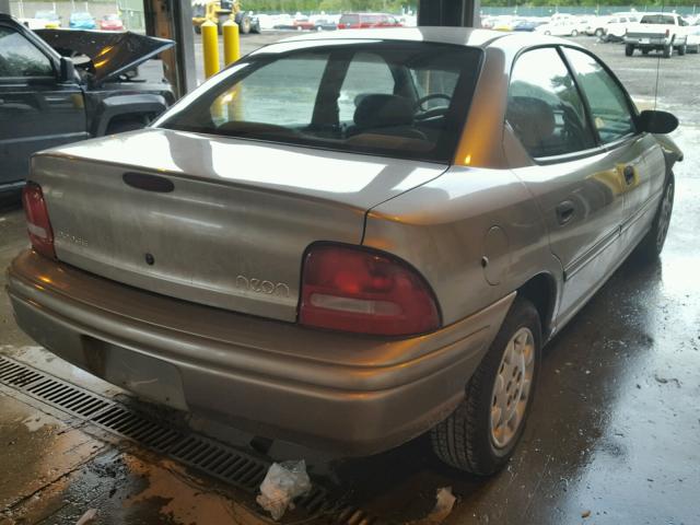 1B3ES47C9XD114641 - 1999 DODGE NEON HIGHL GRAY photo 4