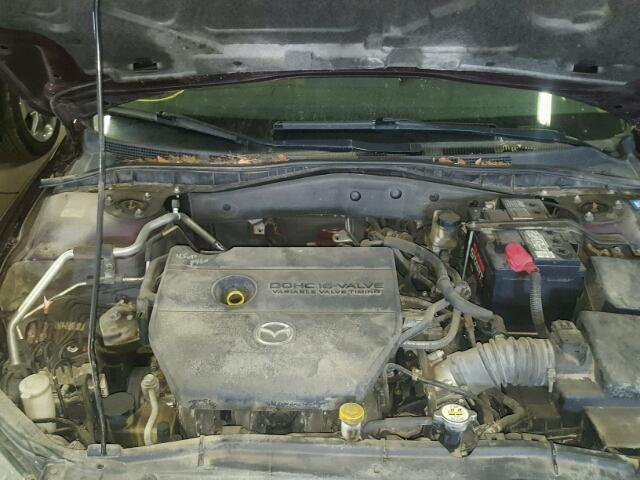 1YVHP80C885M33629 - 2008 MAZDA 6 I Темно-червоний фото 7