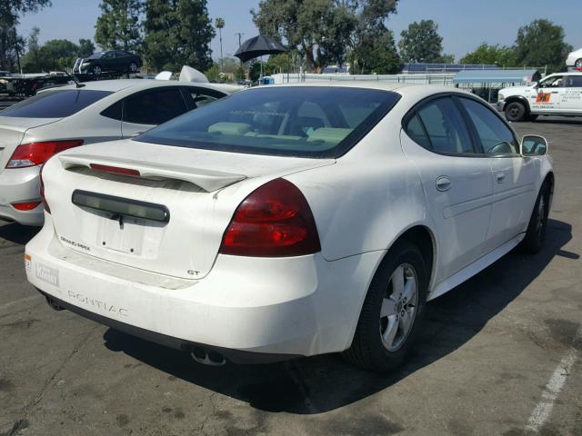 2G2WS522751345123 - 2005 PONTIAC GRAND PRIX WHITE photo 4