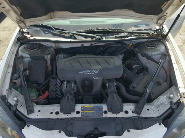 2G2WS522751345123 - 2005 PONTIAC GRAND PRIX WHITE photo 7