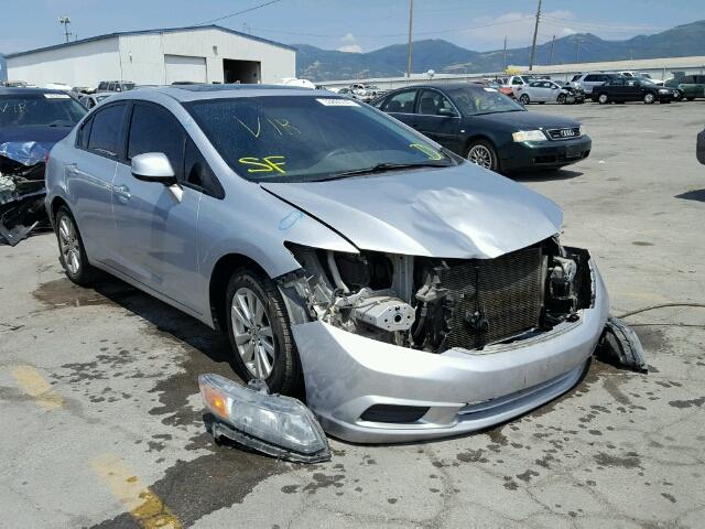 2HGFB2F83CH510101 - 2012 HONDA CIVIC EX SILVER photo 1