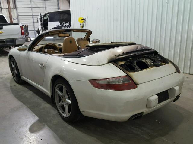 WP0CA29947S765394 - 2007 PORSCHE 911 CARRER WHITE photo 3