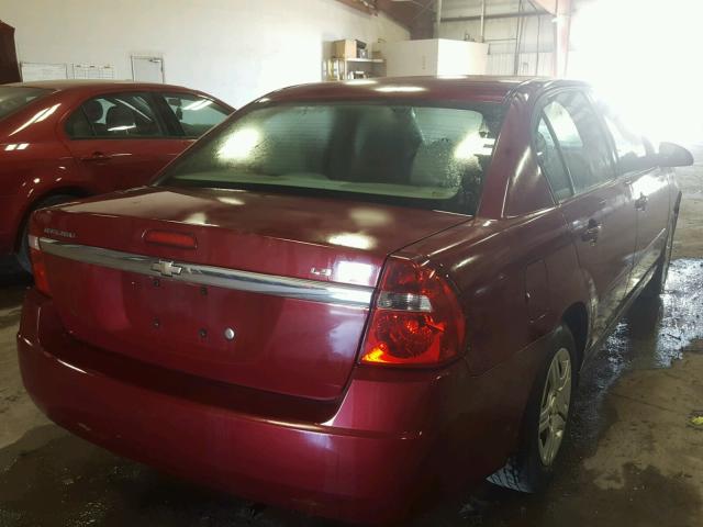 1G1ZS58FX7F179574 - 2007 CHEVROLET MALIBU LS 红色 照片 4