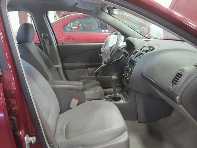 1G1ZS58FX7F179574 - 2007 CHEVROLET MALIBU LS 红色 照片 5