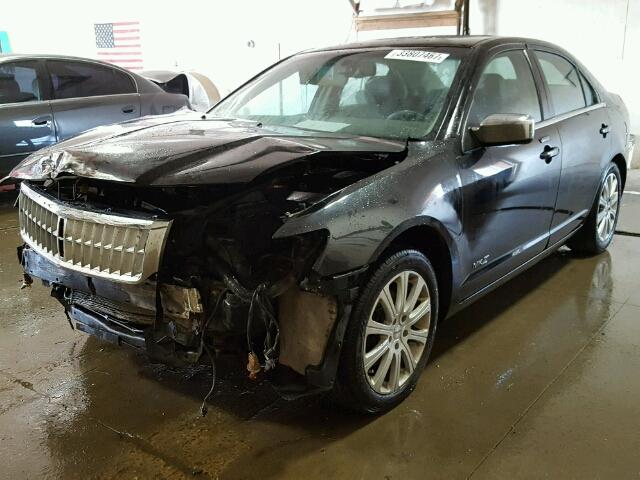 3LNHM28T47R653339 - 2007 LINCOLN MKZ BLACK photo 2