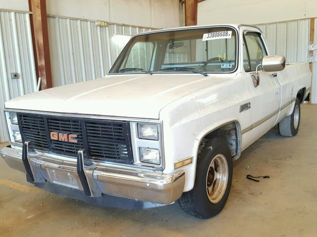 1GTDC14H6FS519873 - 1985 GMC C1500 WHITE photo 2