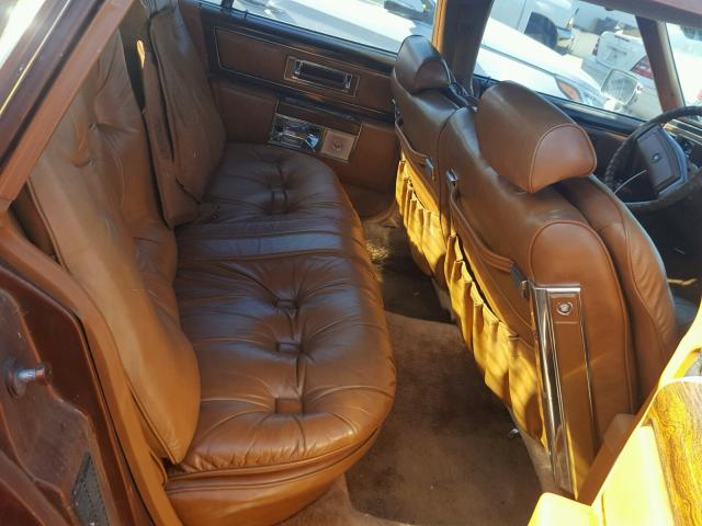 6B69T8Q221049 - 1978 CADILLAC FLEETWOOD BROWN photo 6