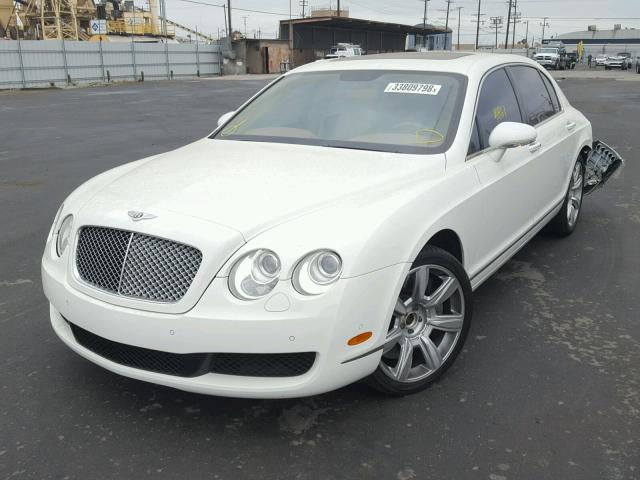 SCBBR93W478043659 - 2007 BENTLEY CONTINENTA WHITE photo 2