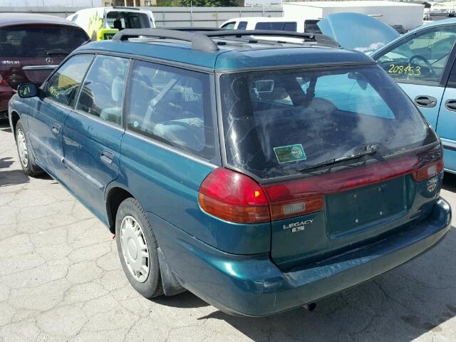 4S3BK4352T6931750 - 1996 SUBARU LEGACY L GREEN photo 3