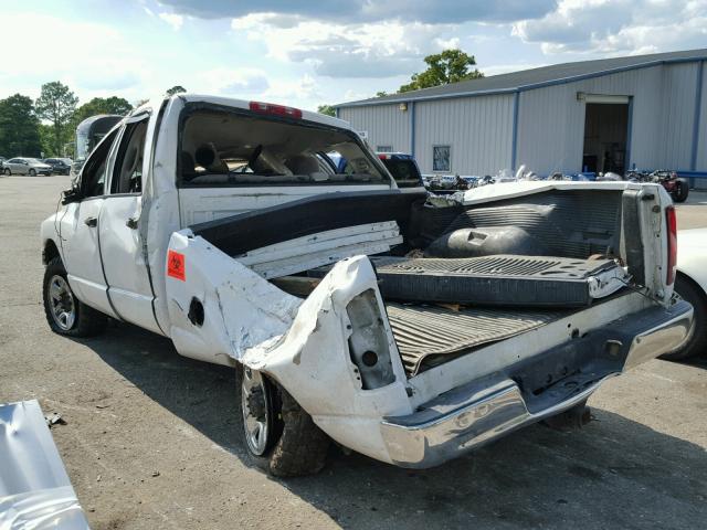 3D7KA28623G706905 - 2003 DODGE RAM 2500 S WHITE photo 3