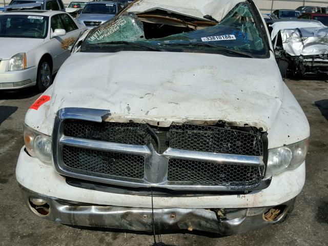 3D7KA28623G706905 - 2003 DODGE RAM 2500 S WHITE photo 7