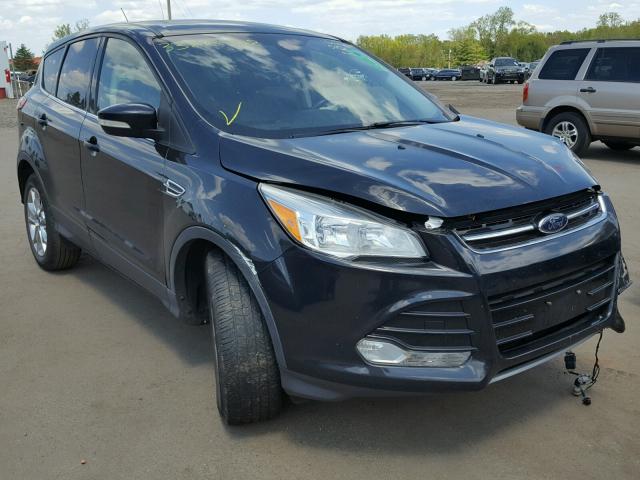 1FMCU9HX3DUC40256 - 2013 FORD ESCAPE SEL BLACK photo 1