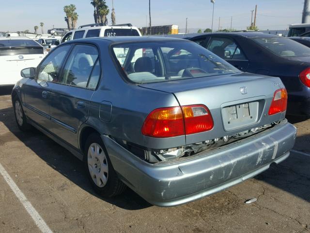 2HGEJ6615YH517180 - 2000 HONDA CIVIC BASE GREEN photo 3