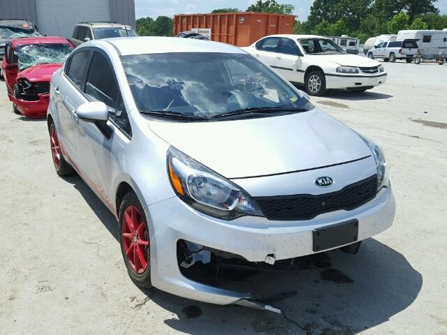 KNADM4A37G6633704 - 2016 KIA RIO LX Արծաթագույն լուսանկար 1
