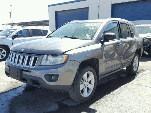 1J4NF1FB7BD249324 - 2011 JEEP COMPASS SP GRAY photo 2