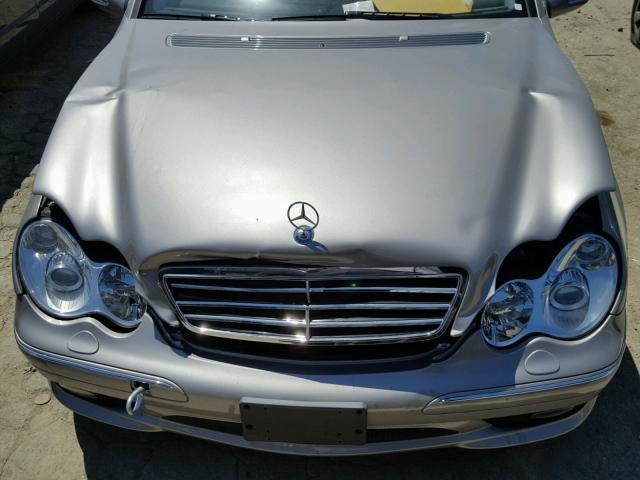 WDBRF52H06A820084 - 2006 MERCEDES-BENZ C GENERATI TAN photo 9