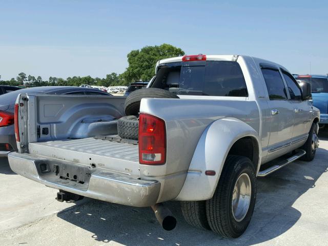 3D3ML49C96G222724 - 2006 DODGE RAM 3500 SILVER photo 4