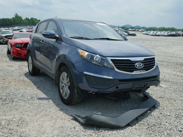 KNDPB3A23C7338286 - 2012 KIA SPORTAGE B BLUE photo 1