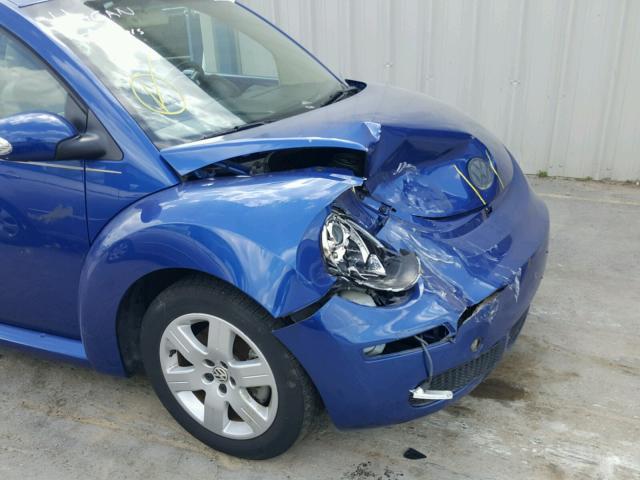 3VWPW31C37M500133 - 2007 VOLKSWAGEN NEW BEETLE 蓝色 照片 9