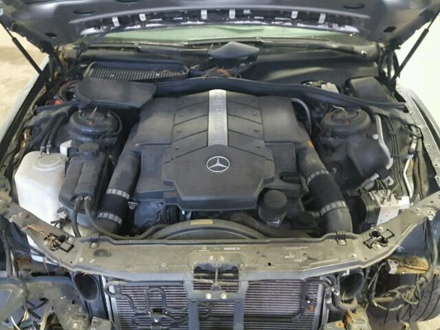 WDBNG70J25A458044 - 2005 MERCEDES-BENZ S 430 BLACK photo 7