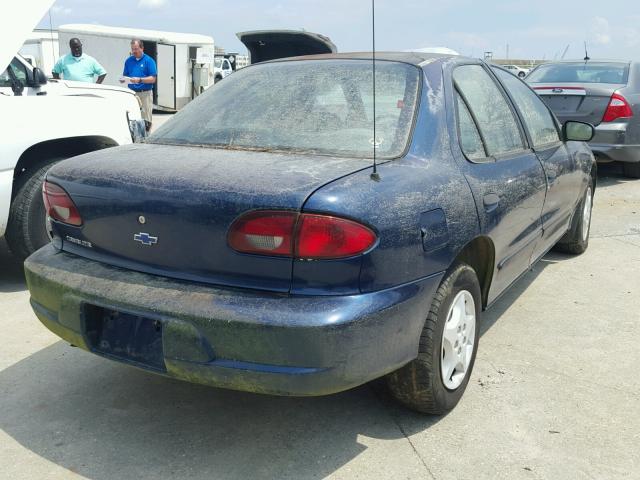 1G1JC524617408593 - 2001 CHEVROLET CAVALIER B BLUE photo 4